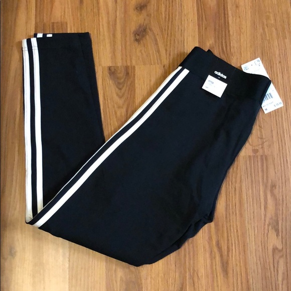 Adidas Women’s 3-Stripe Leggings - Picture 3 of 8